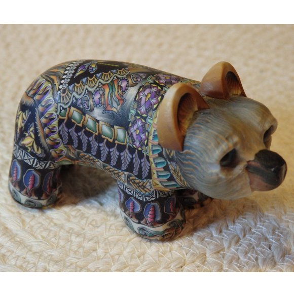 Jon Stuart Anderson Other - *RARE* 2007 Polymer Clay Bear Cub by artist Jon Stuart Anderson